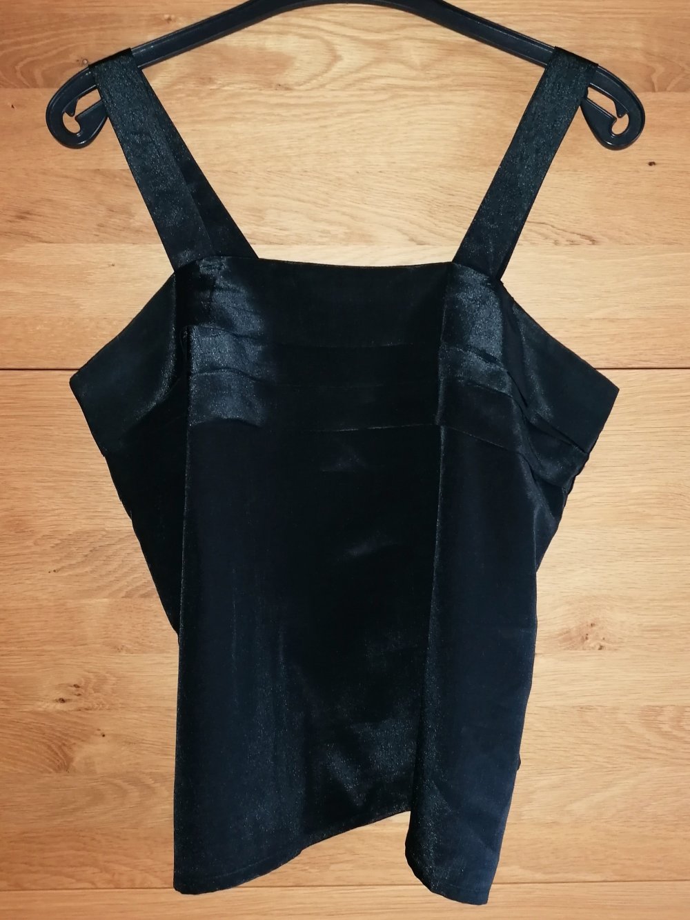 Borgelt Vintage Plissee Damentop Achselshirt Trägertop Gr. M