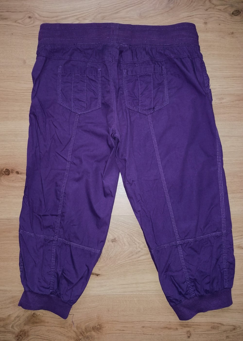 Colours of the World ¾ Damenhose Caprihose mit Strickrippe Gr. 40