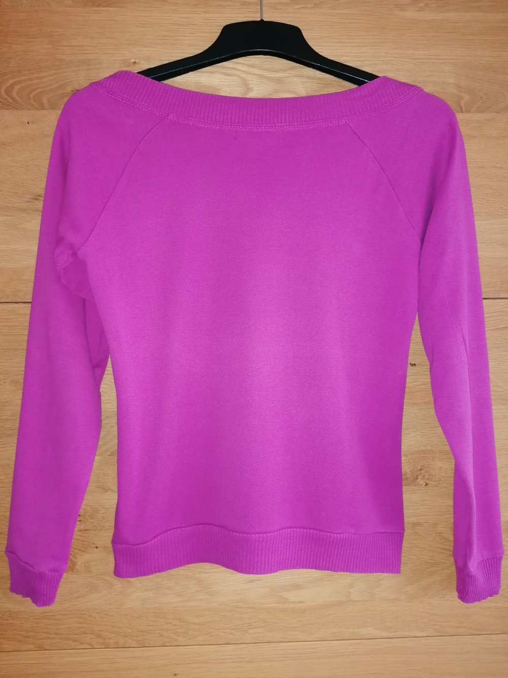 Fishbone Basic Damenpullover Langarmshirt Langarmsweatshirt Pink Gr. L