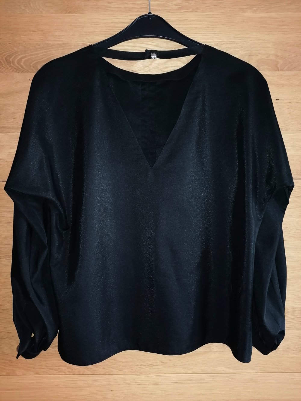 Felicia Plissee Damenbluse Schlupfbluse Gr. 42