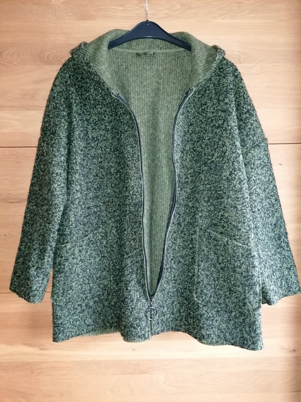 Laura Torelli Damenmantel Bouclémantel Capemantel Gr. L