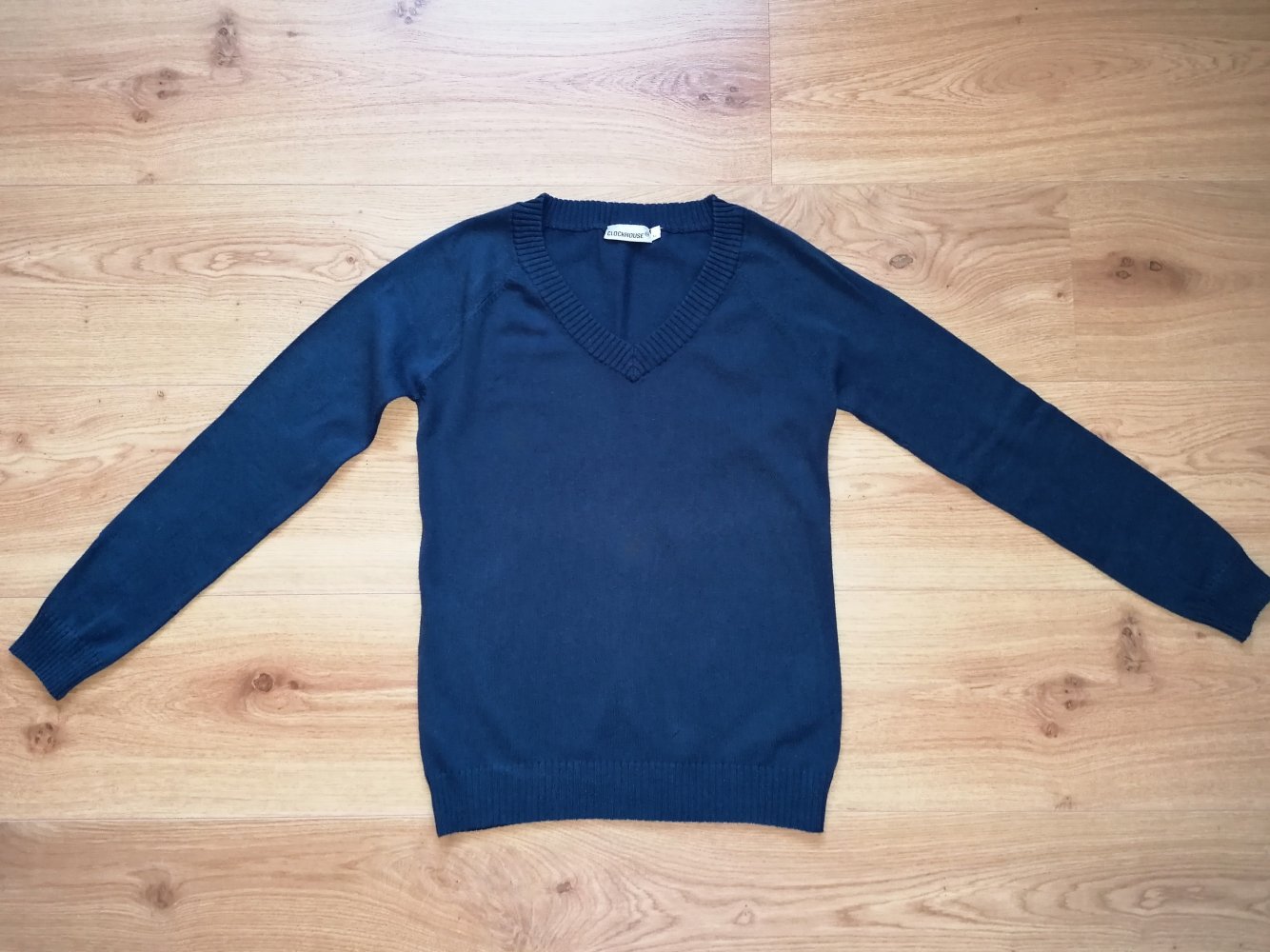 Clockhouse Leichter Damenpullover V-Pullover Gr. XL