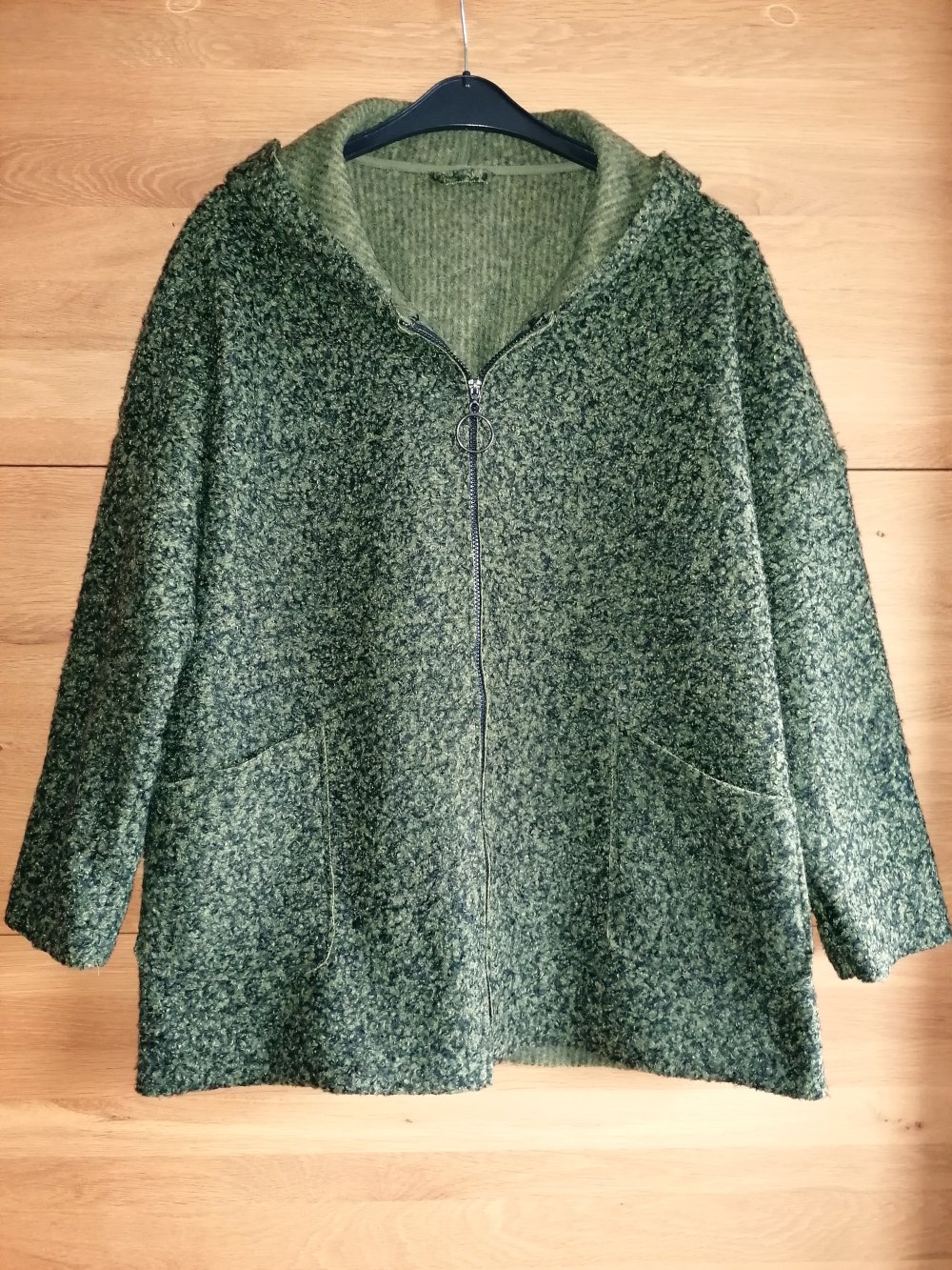 Laura Torelli Damenmantel Bouclémantel Capemantel Gr. L