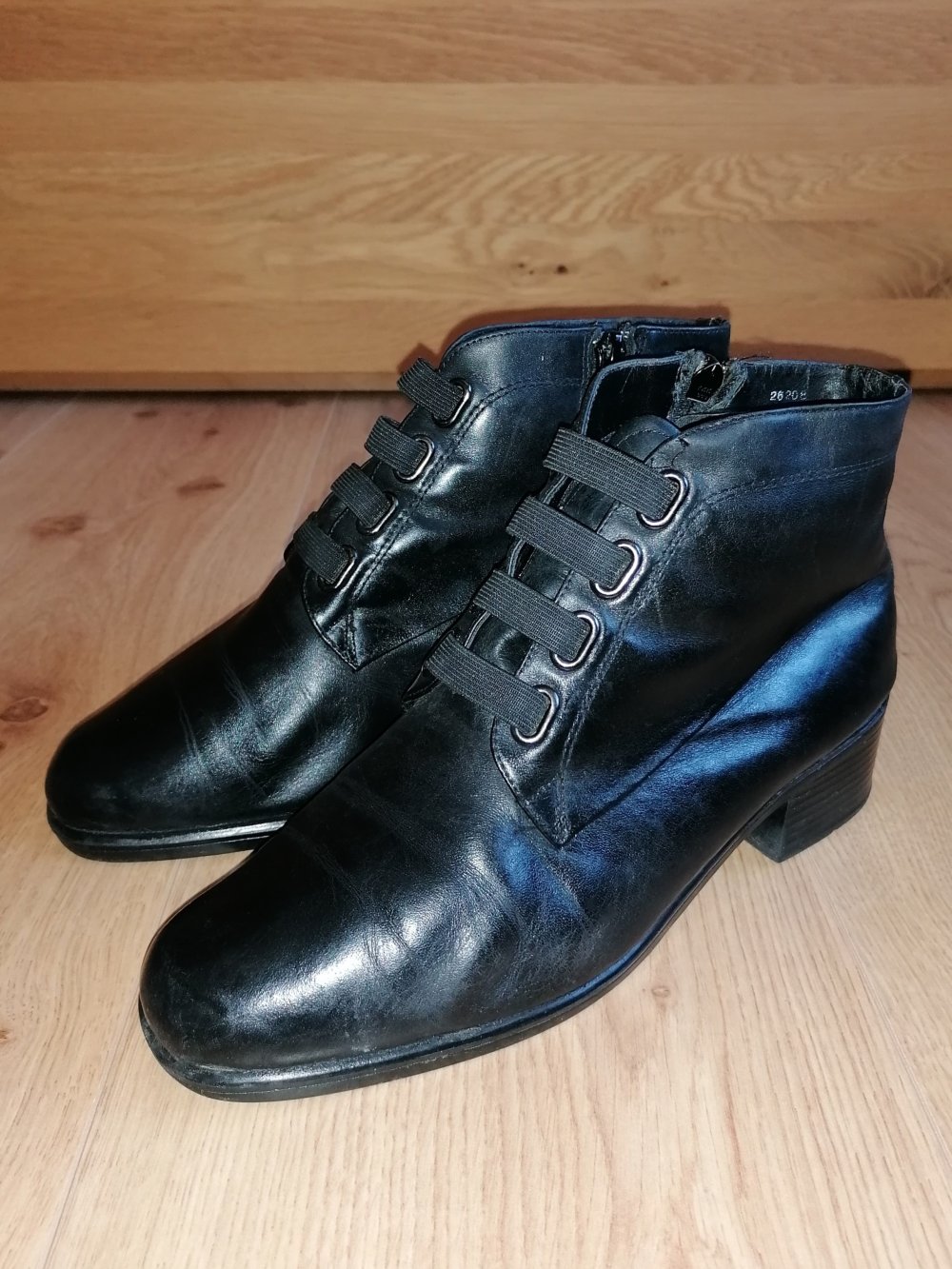Gino Ventori Viktorianische Damenstiefeletten Lederstiefeletten Tanzstiefeletten Gr. 40