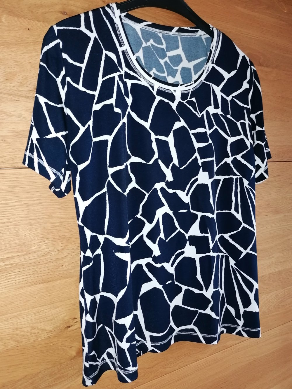 Damenshirt Boutique Print Shirt mit Muster Gr. 40 42