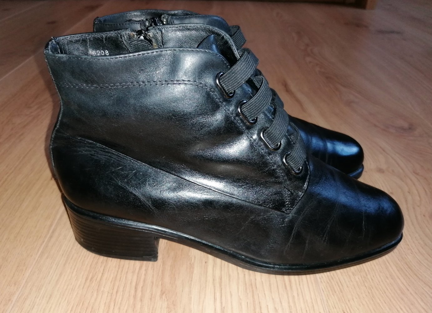 Gino Ventori Viktorianische Damenstiefeletten Lederstiefeletten Tanzstiefeletten Gr. 40