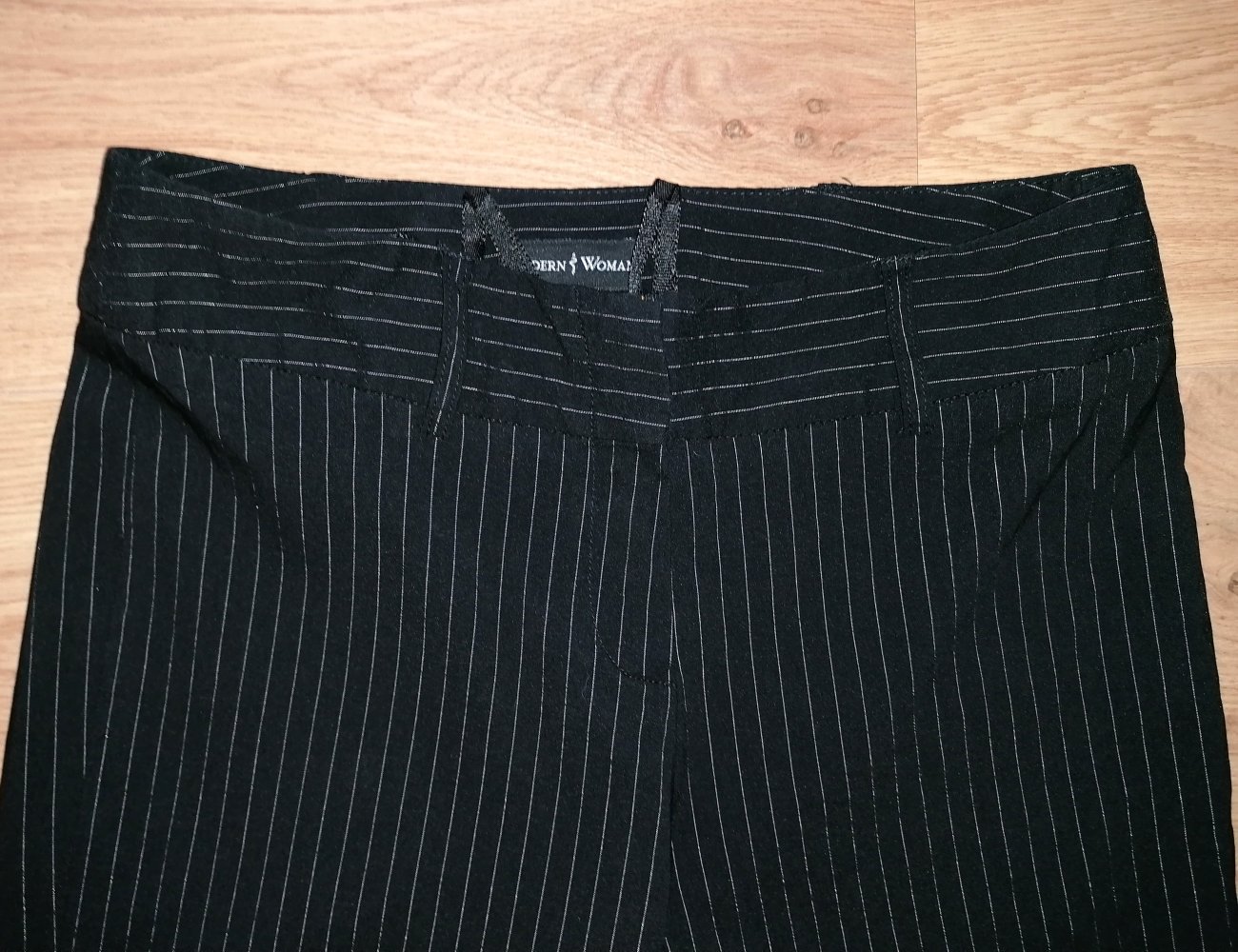 Modern Woman Nadelstreifen Damenhose Stoffhose Stretchhose Gr. 38