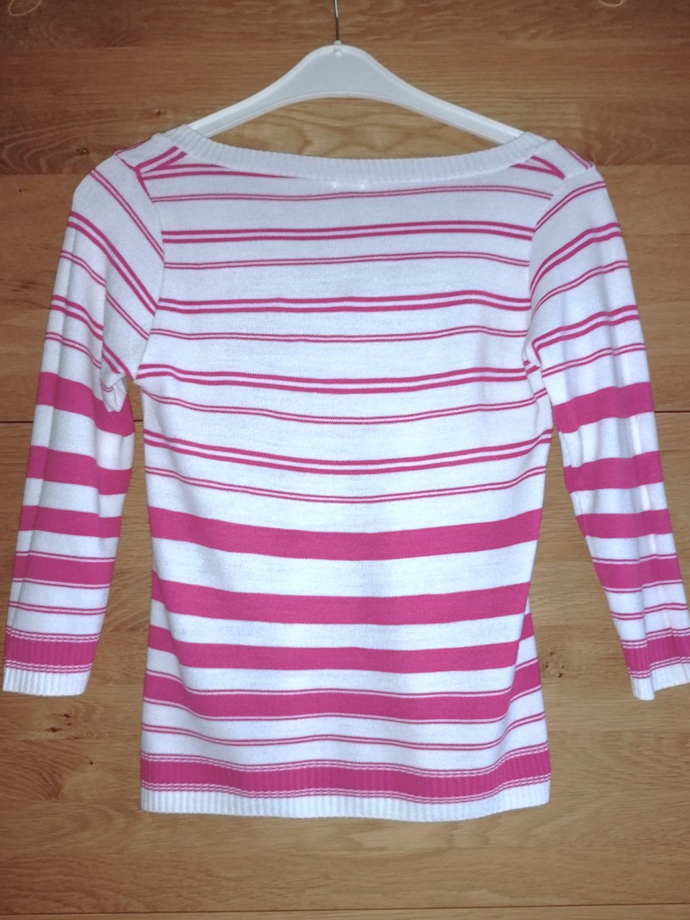 Style Damenpullover Ringelpullover mit 3/4 Arm Gr. S M