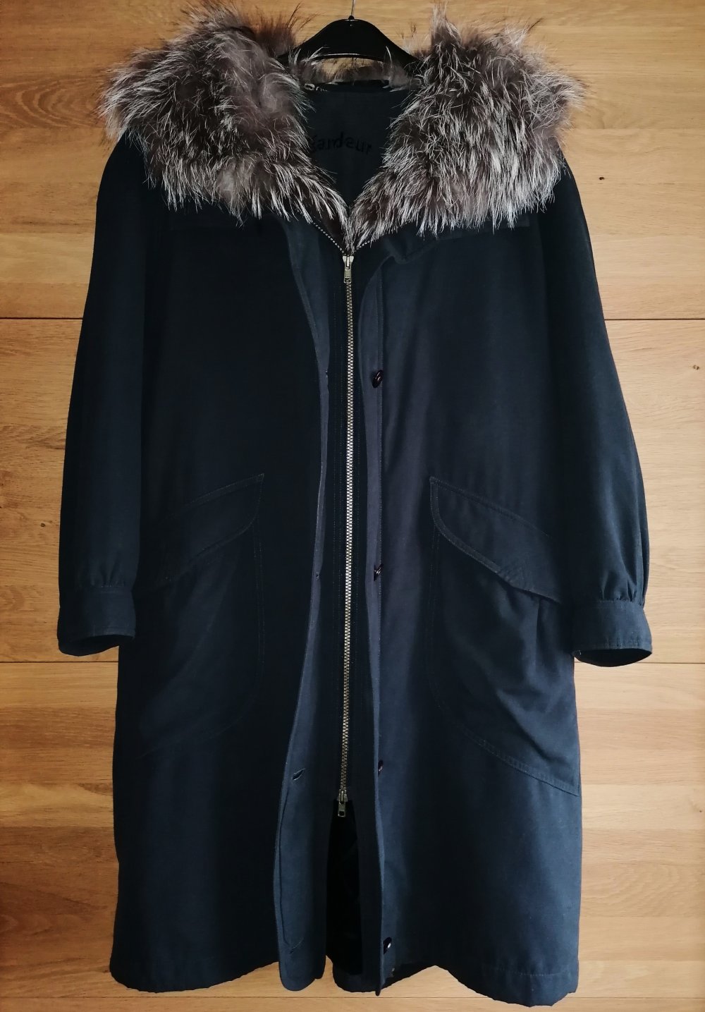 Gardeur Damen Wintermantel mit Webpelzkapuze Gr. 40