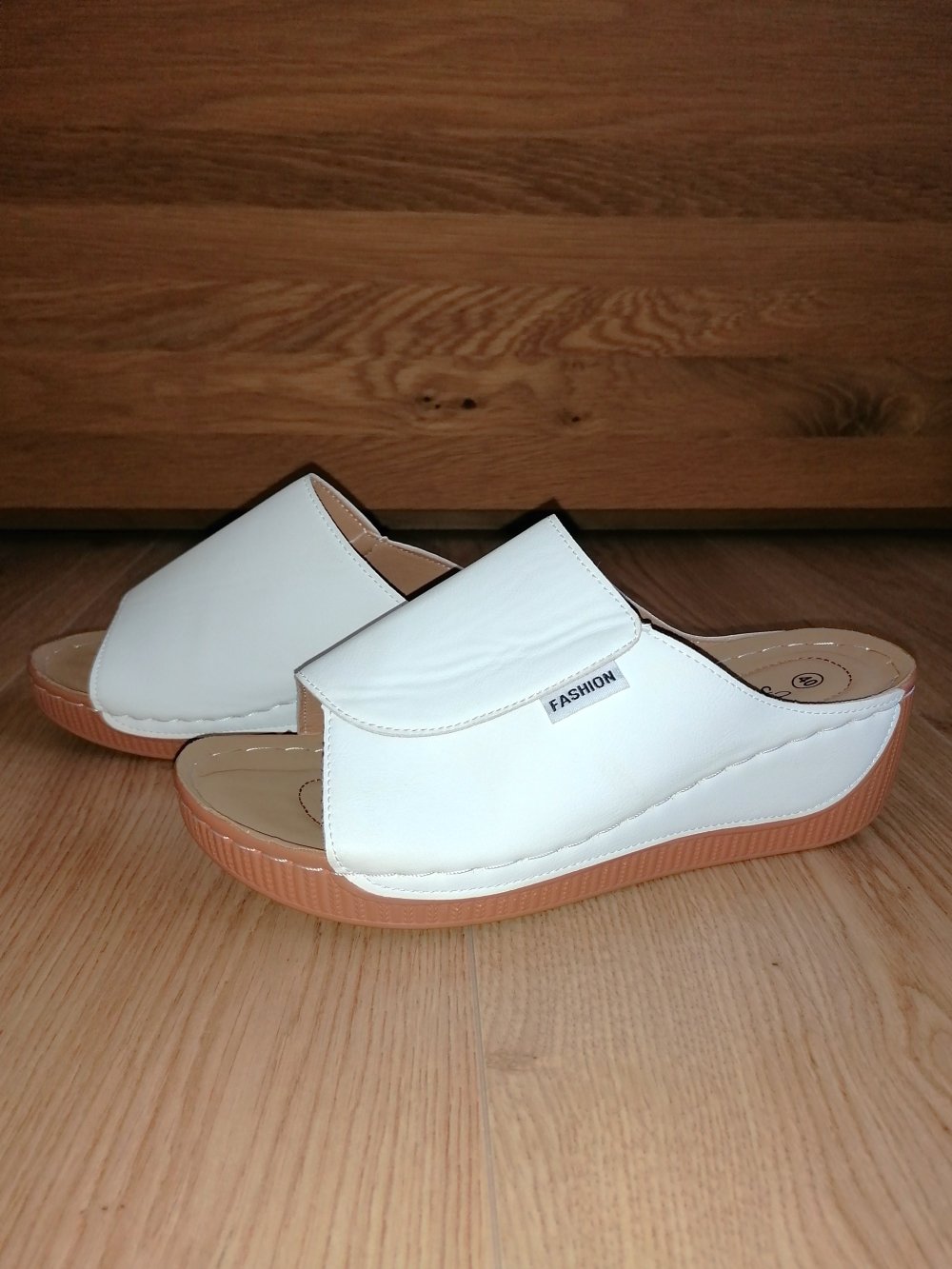 Fashion Damen Pantoletten Wedges Keilabsatz Keilsandalen Gr. 40