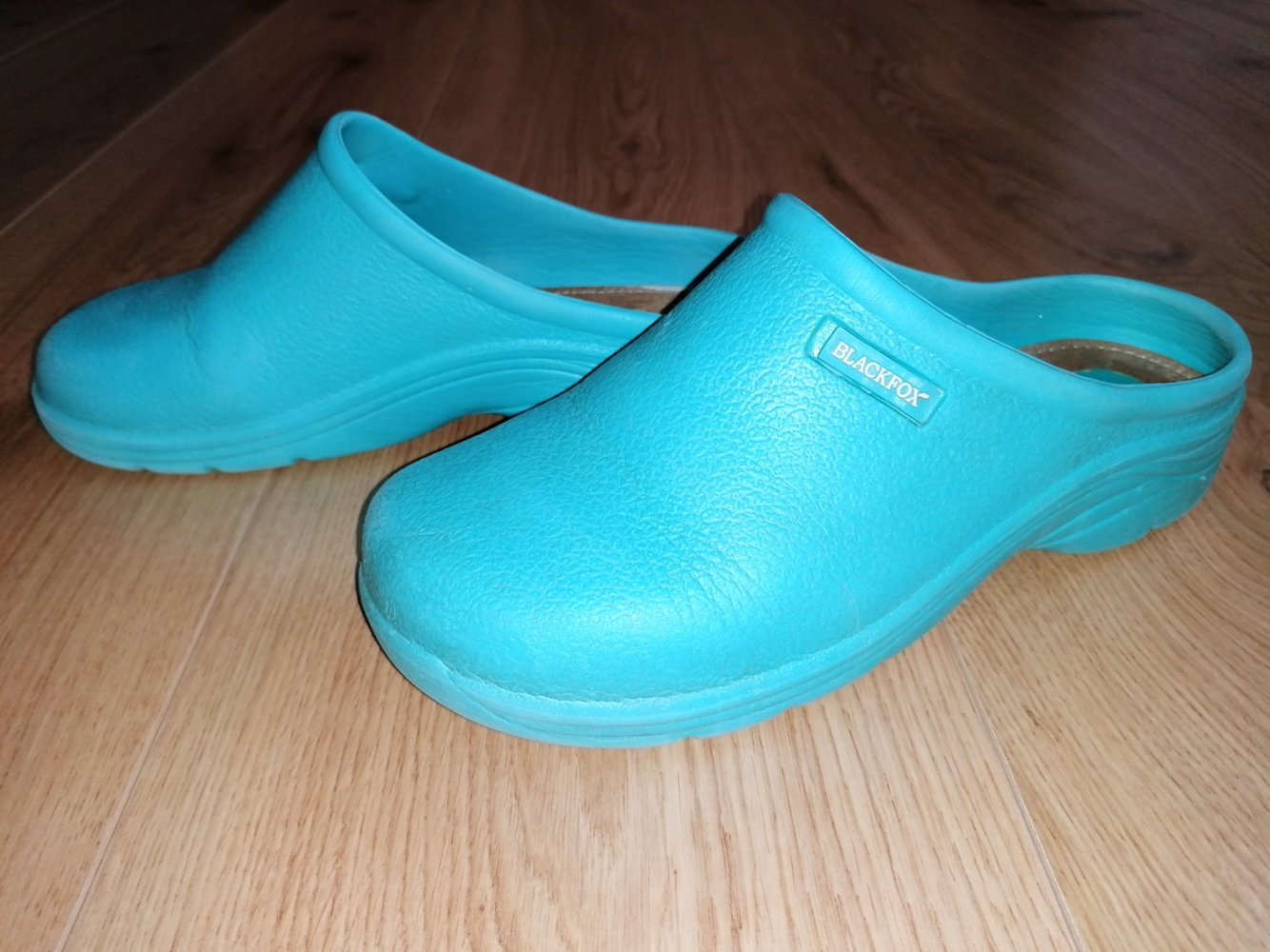 Blackfox Leichte Gartenclogs Freizeitclogs Clogs Türkis Gr. 40