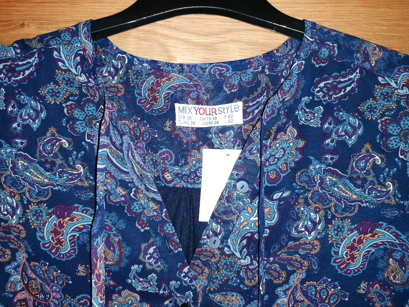 NEU TCM Mix your Style Damenkleid mit ¾ Arm Paisley Gr. 38