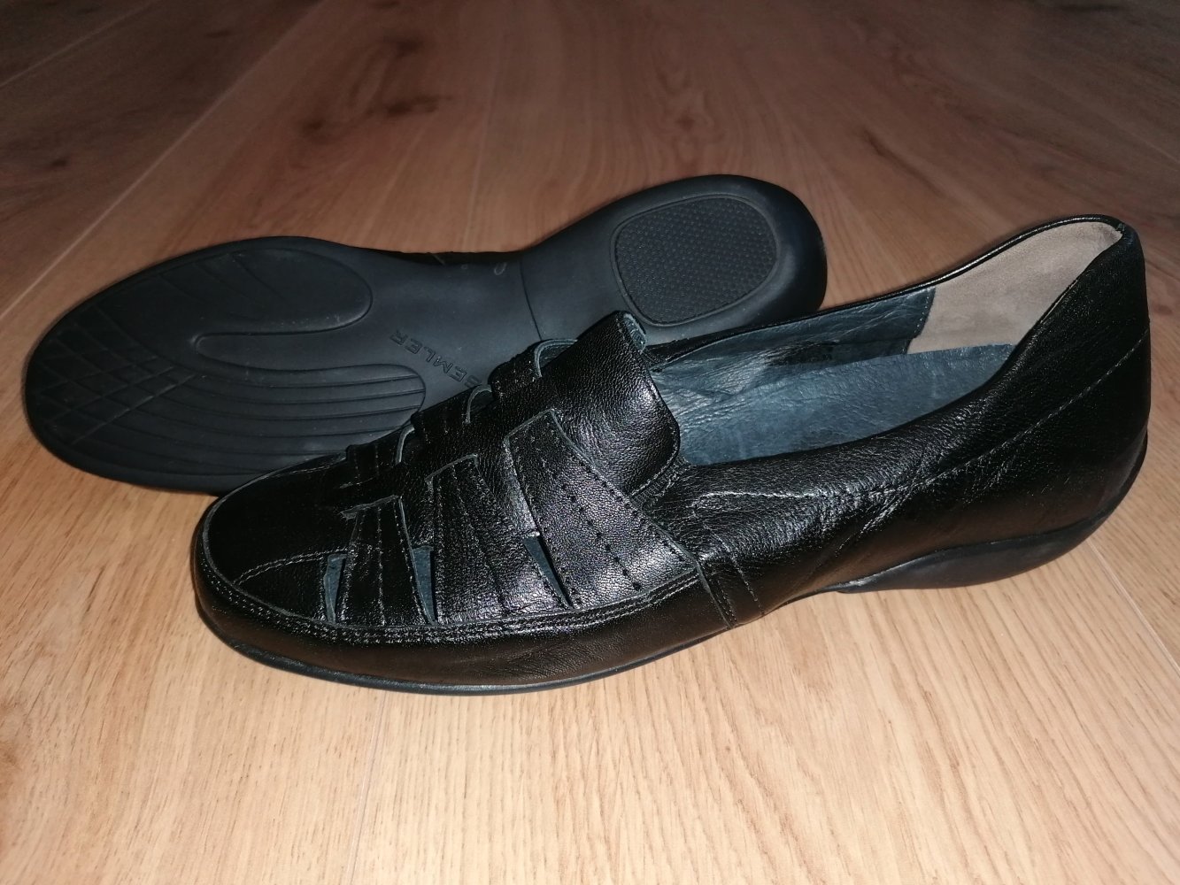 Semler Damenslipper Lederslipper Slipper Weite G Gr. 39