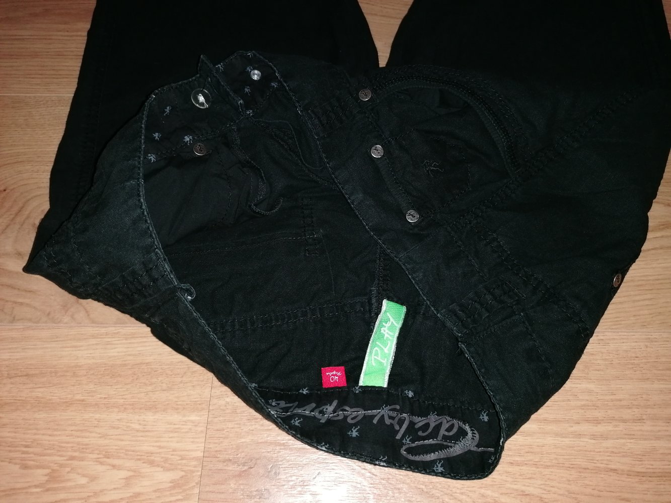 edc Esprit Play Damenhose Leinenhose Stoffhose Gr. 40 Regular