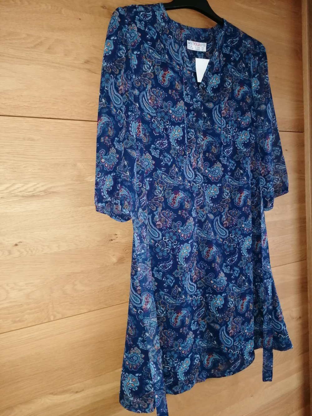 NEU TCM Mix your Style Damenkleid mit ¾ Arm Paisley Gr. 38