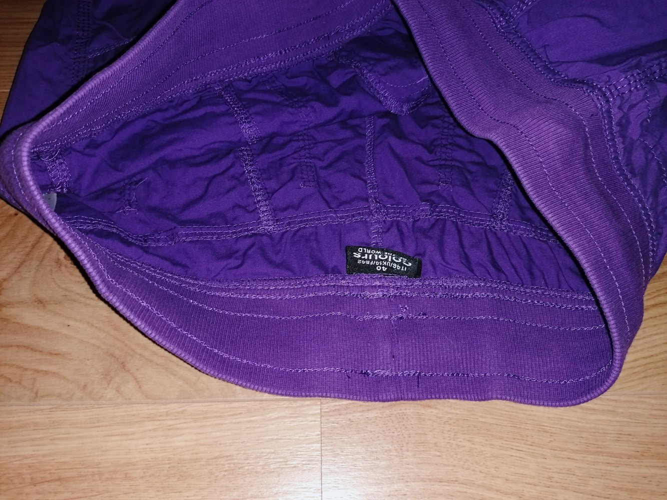 Colours of the World ¾ Damenhose Caprihose mit Strickrippe Gr. 40