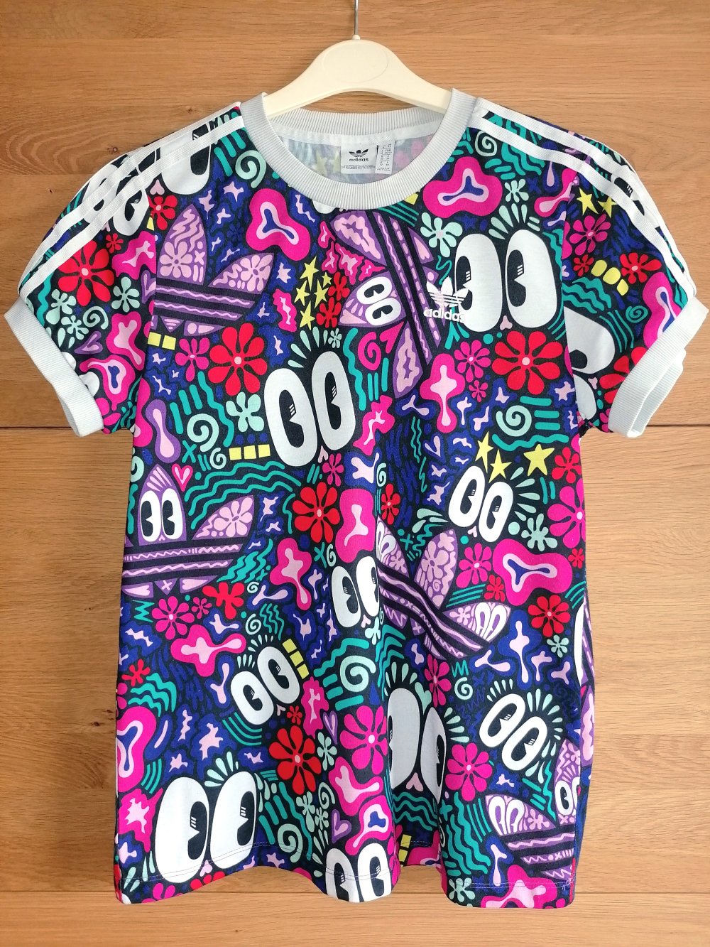 Adidas Hattie Stewart Designer Vintage Damen T-Shirt Gr. XS