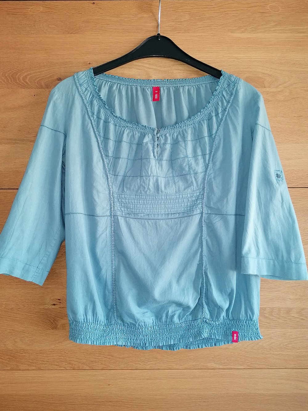 edc by Esprit 3/4 Damenshirt Boho Shirt mit ¾ Arm Gr. M