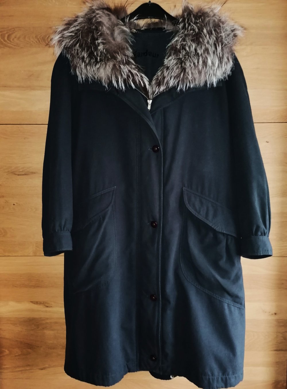 Gardeur Damen Wintermantel mit Webpelzkapuze Gr. 40