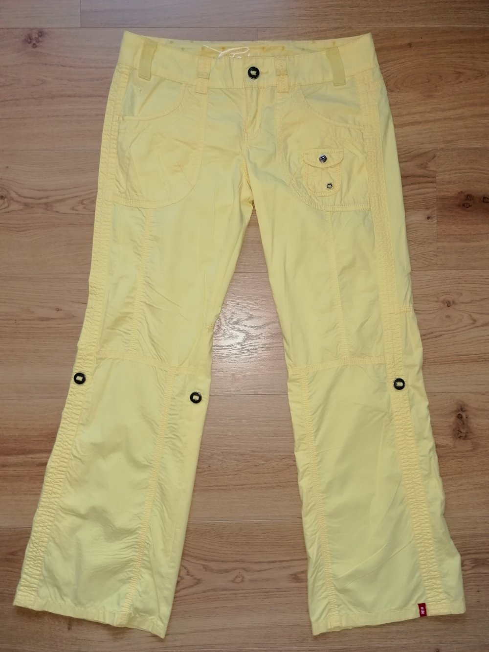 Edc Esprit Play Damenhose Turn-up Stoffhose Gr. 38 Short