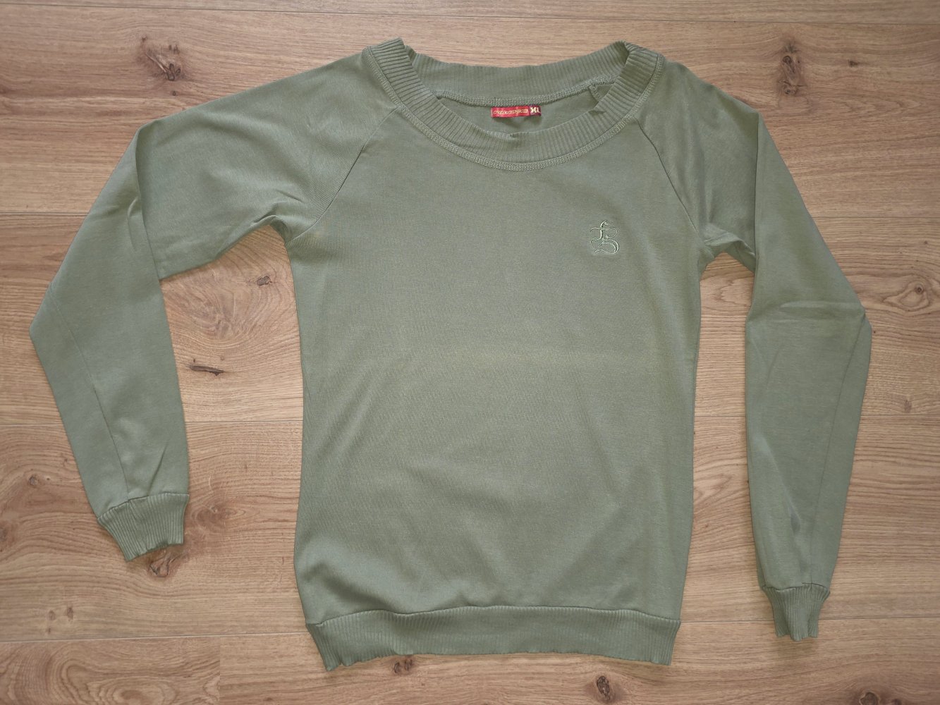 Fishbone Basic Damenpullover Langarmshirt Langarmsweatshirt Gr. XL