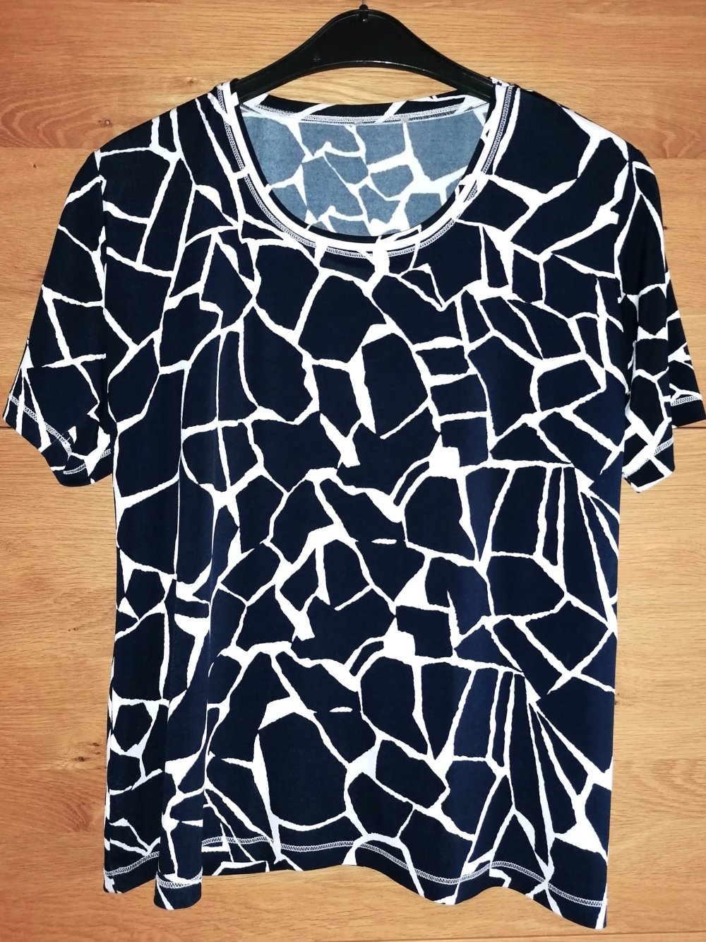 Damenshirt Boutique Print Shirt mit Muster Gr. 40 42
