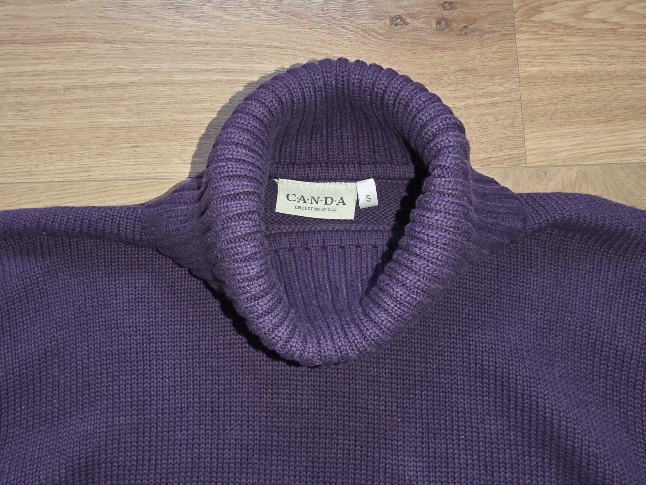 Canda Damenpullover Rollkragenpullover Strickpullover Gr. S