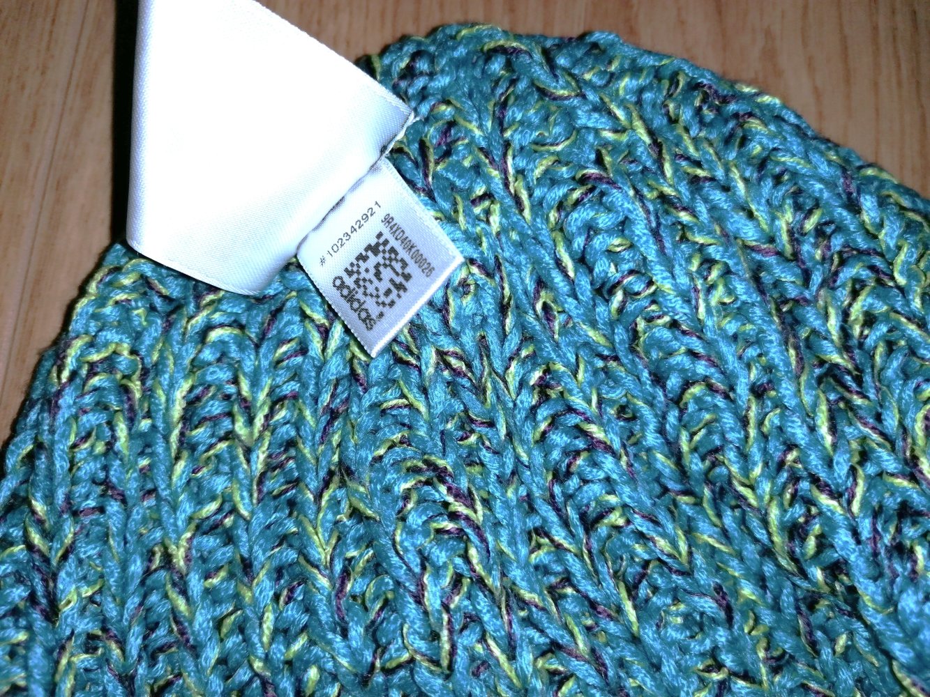 Adidas Damenmütze Beanie Boshi Strickmütze Hellblau Türkis Gr. S