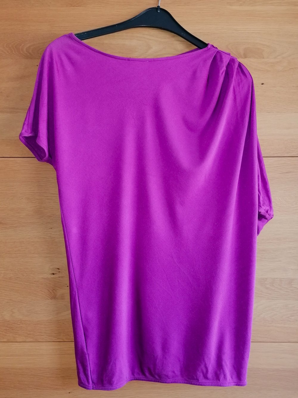 Esprit Asymmetrisches Damenshirt Fledermausshirt Raffshirt Gr. S