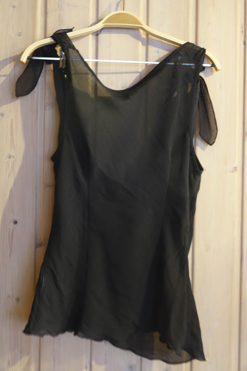 Transparentes Blusen-Top
