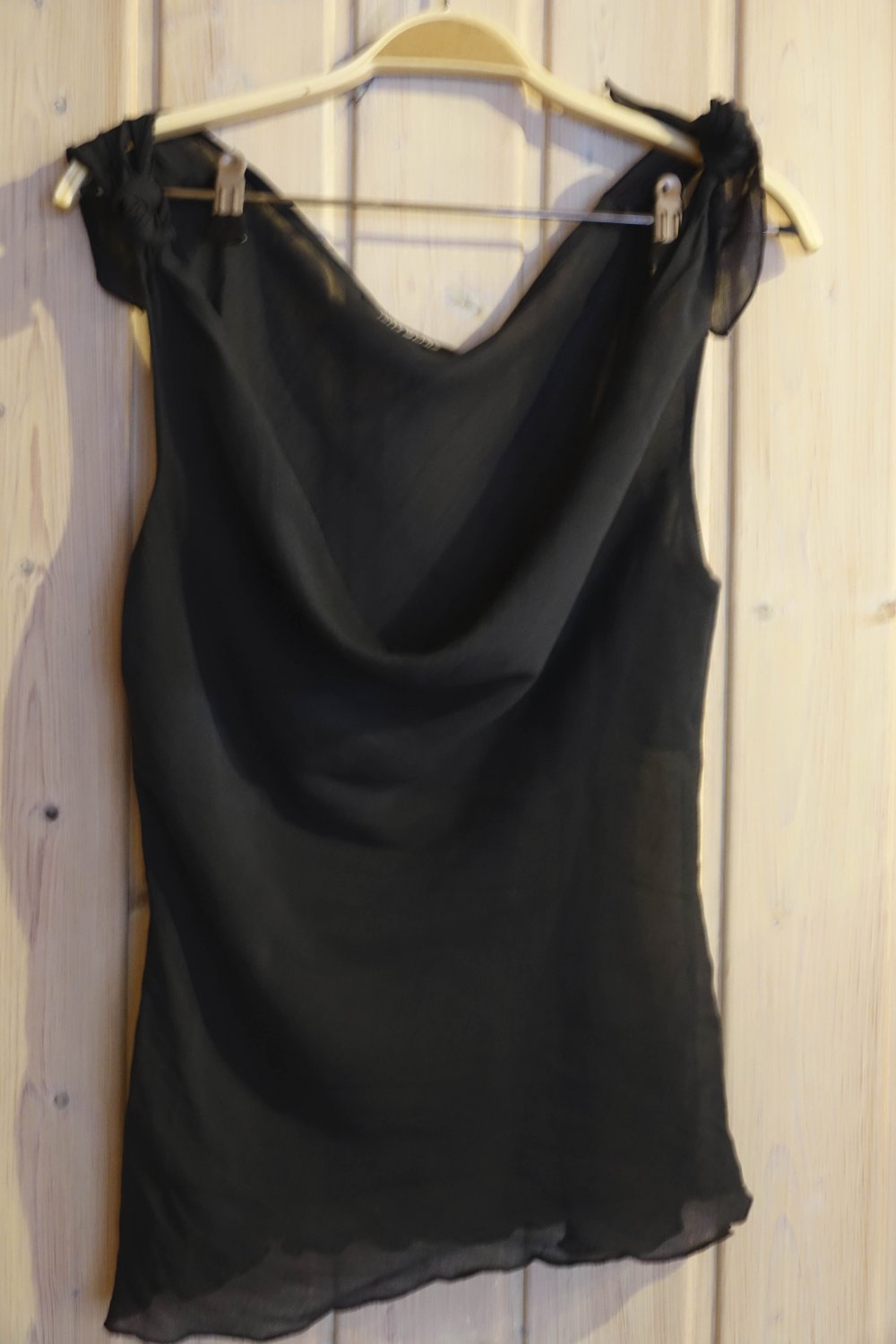 Transparentes Blusen-Top