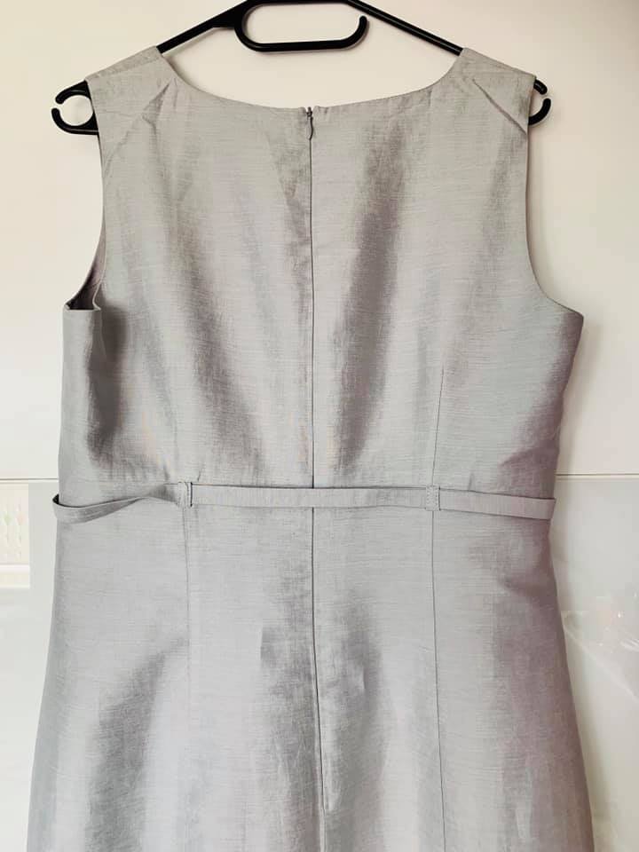 S.Oliver Selection Damen Kleid NEU Gr. 36-38 Silberfarben NP:149€