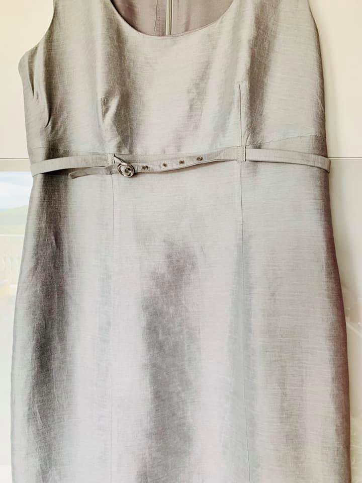 S.Oliver Selection Damen Kleid NEU Gr. 36-38 Silberfarben NP:149€