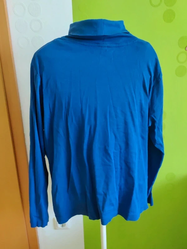 blauer Rollkragenpullover Gr.44/46