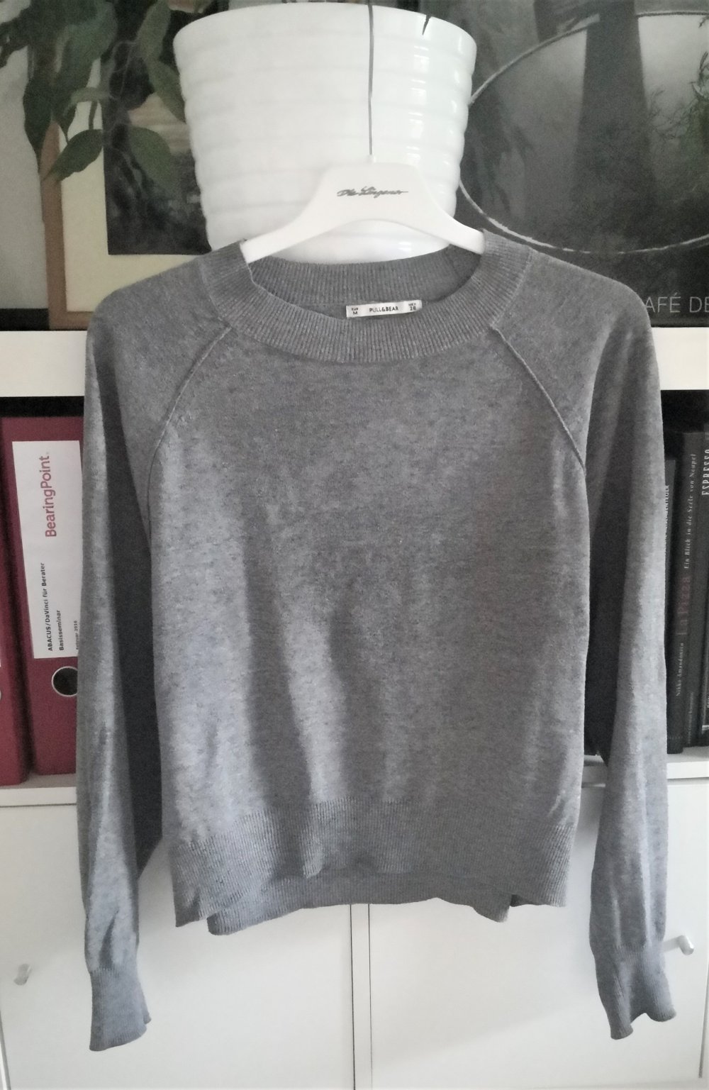 Pulli von Pull & Bear, Gr. M, grau