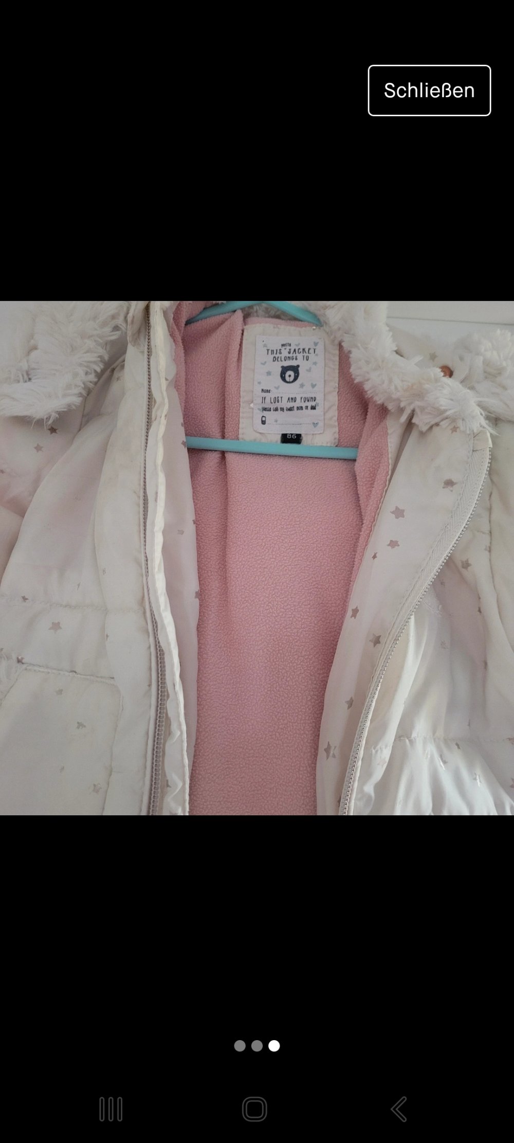 Weiße Jacke 