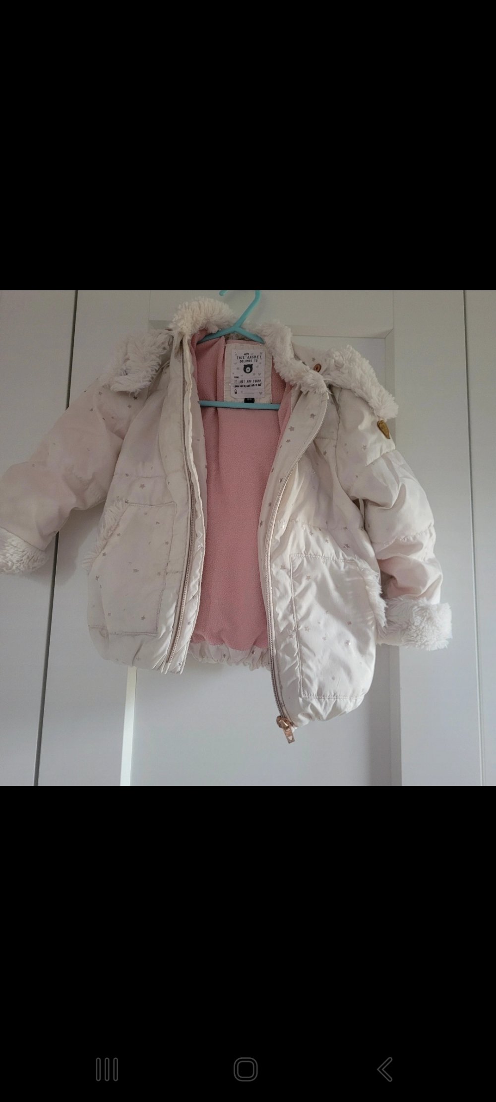 Weiße Jacke 