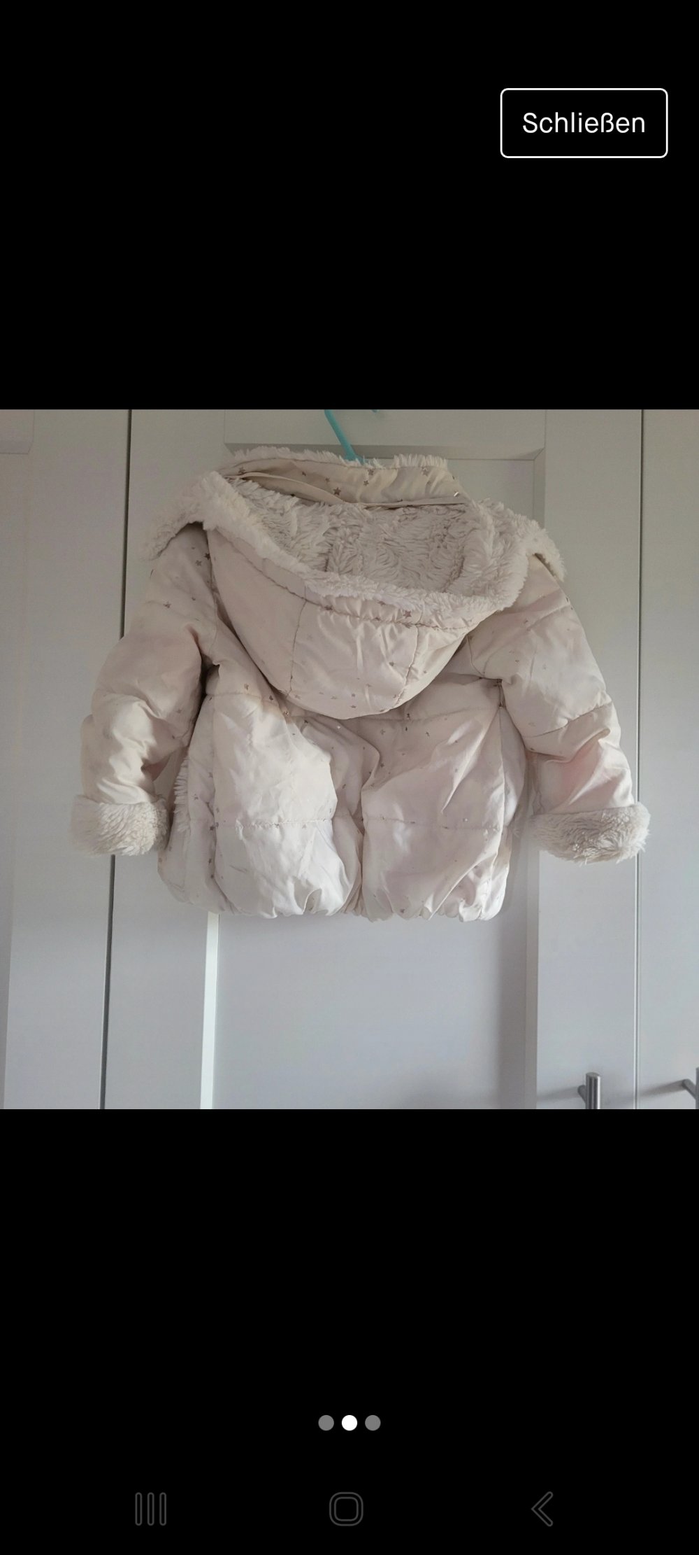 Weiße Jacke 