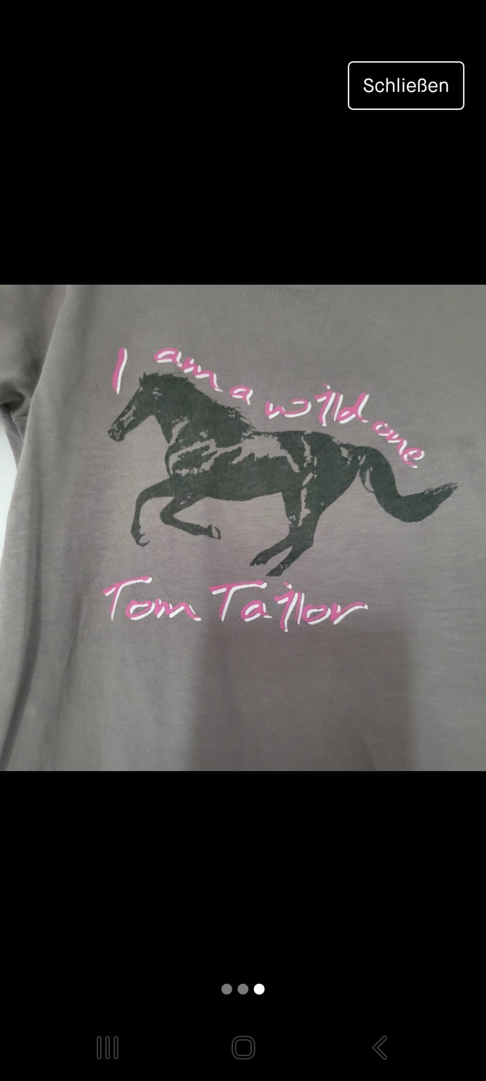 Shirt mit pferd 