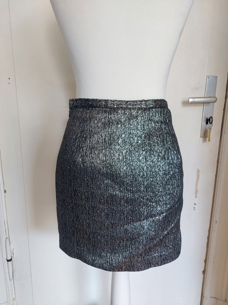 Glitzernder Rock von Monki, high waist