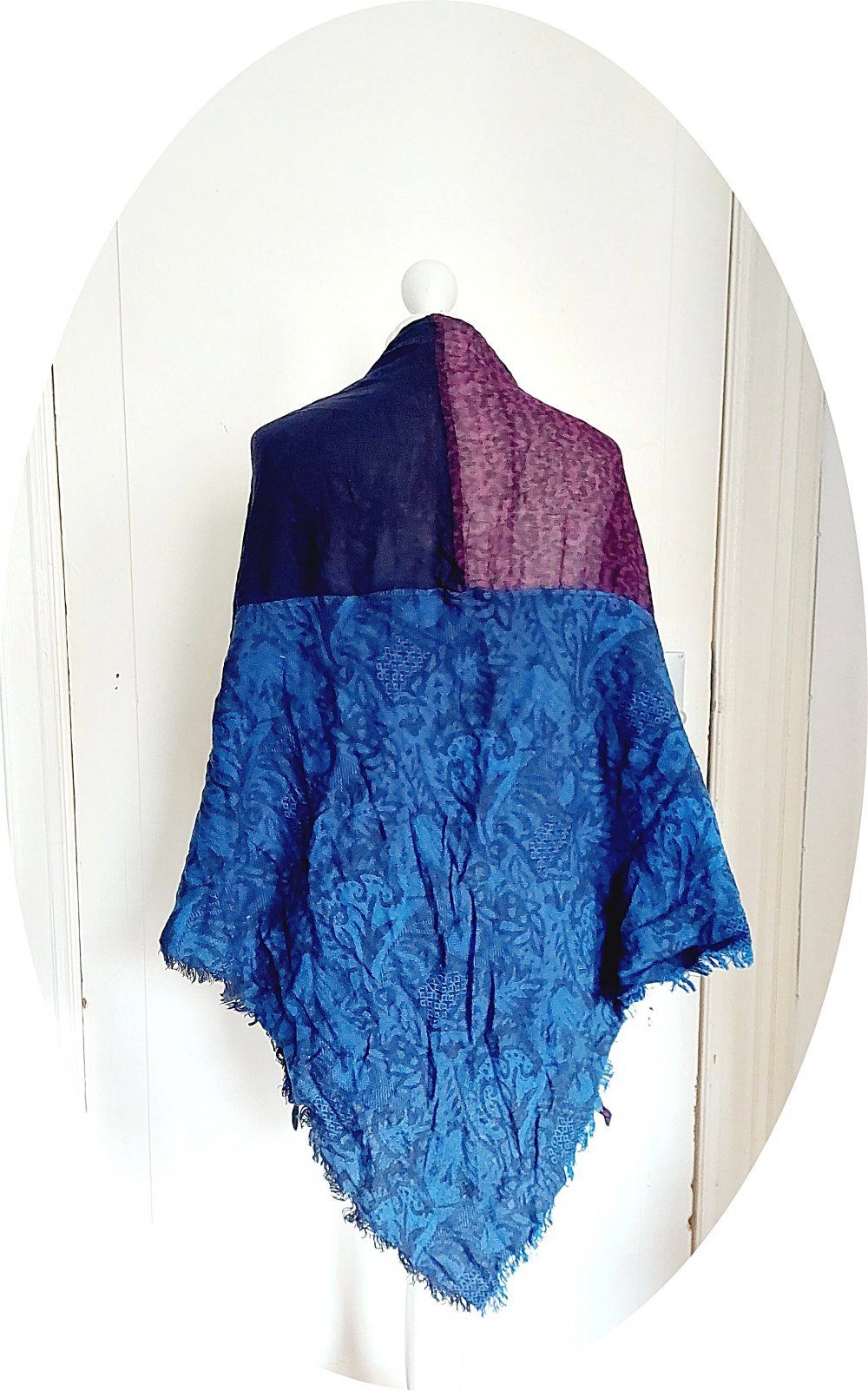 Maxituch in Patchwork-Look aus drei verschiedenen Stoffen
