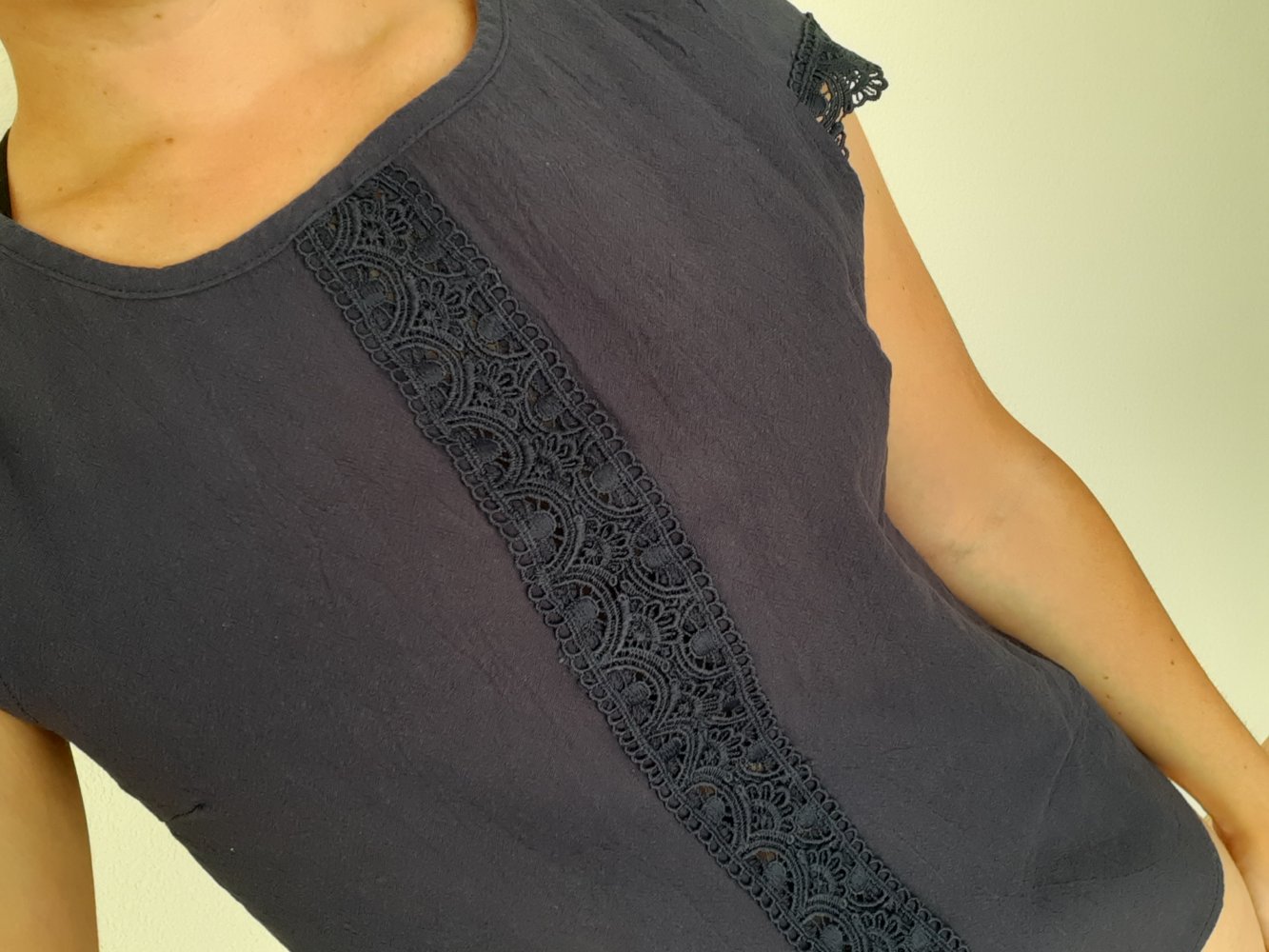 T-Shirt mit Spitze