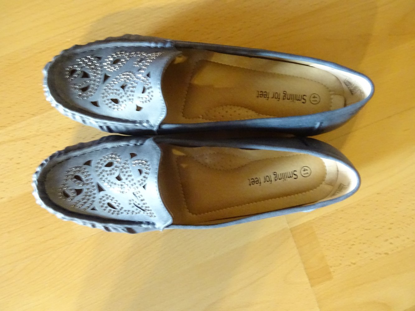 Sommer-Mokassin Gr. 41 blau  