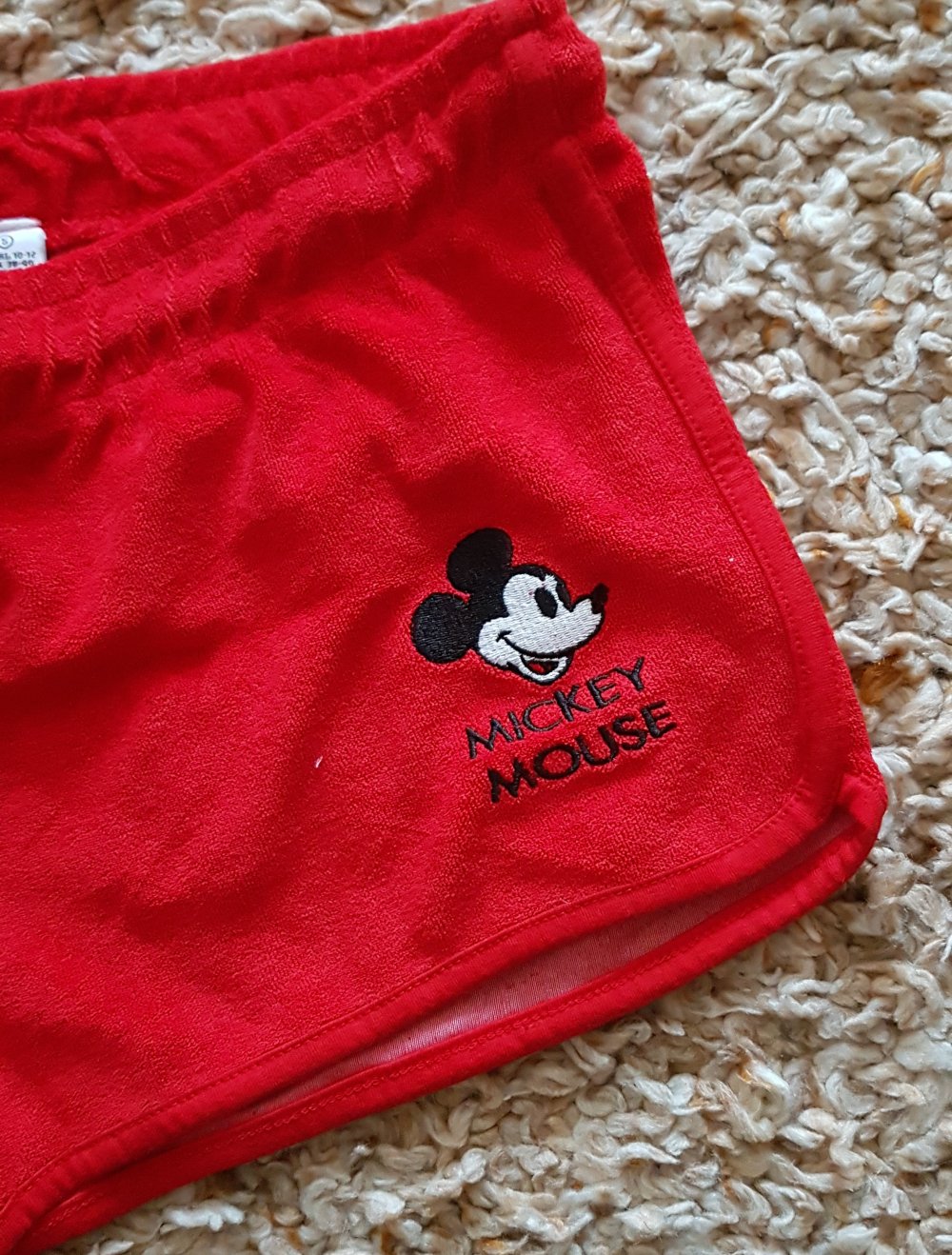 Neu! Frottee Shorts rot  Gr.S  Disney ×Primark