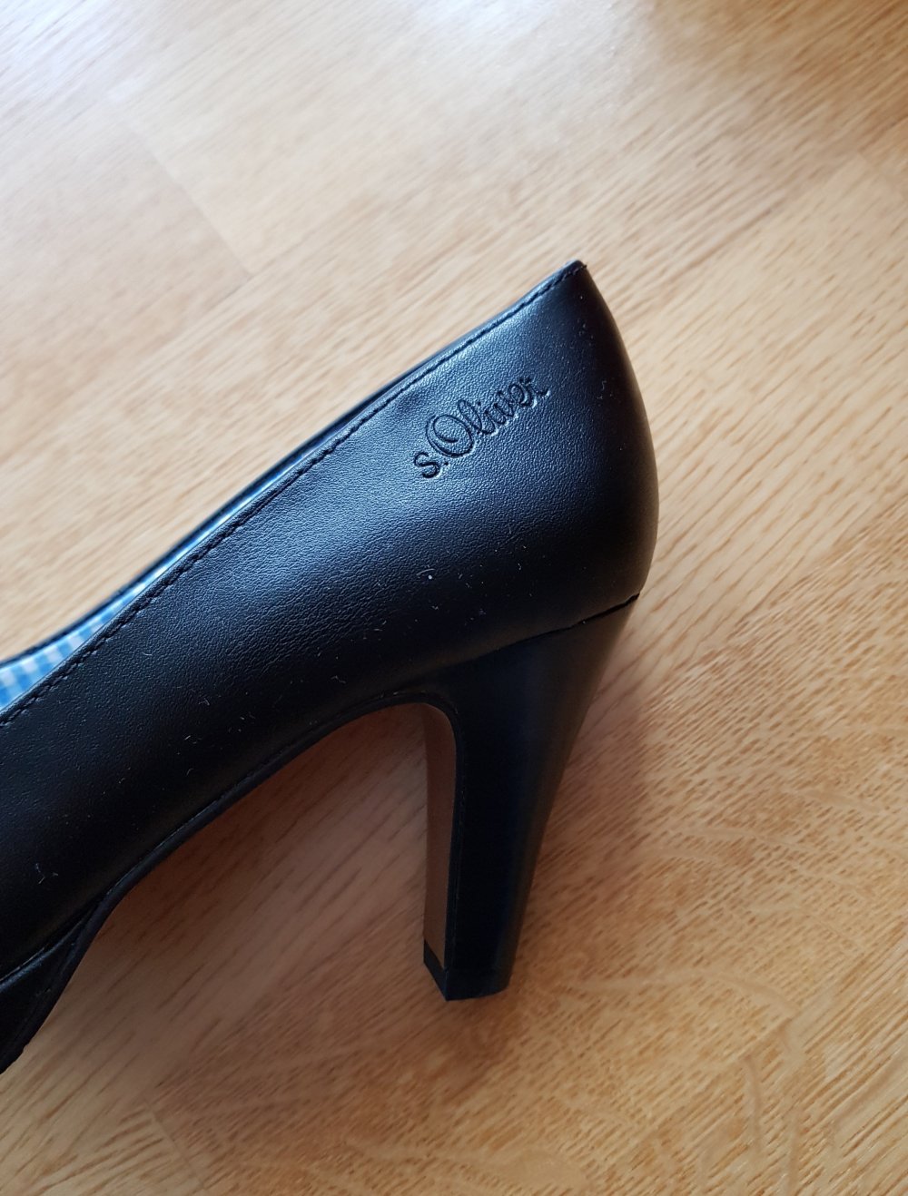 Neue S.Oliver Schwarze Pumps Octoberfest Absatz Gr.37