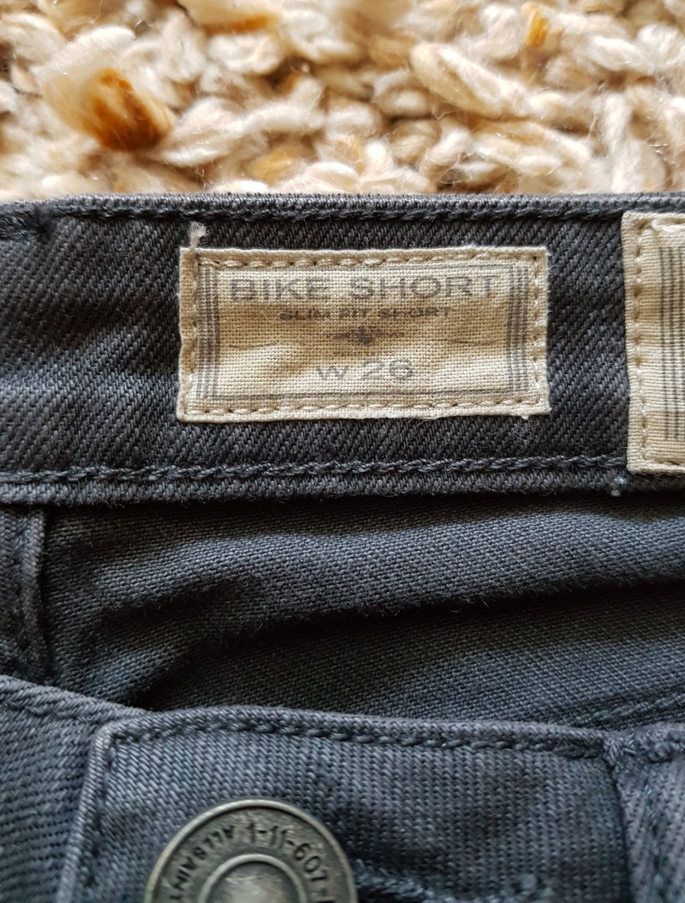 Neu! All Saints Bike Shorts grau Gr.XS /W26
