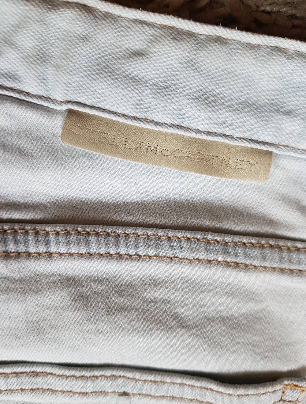 Neu! Stella McCartney hellblaue Jeans Sterne destroyed Look Kids 10J