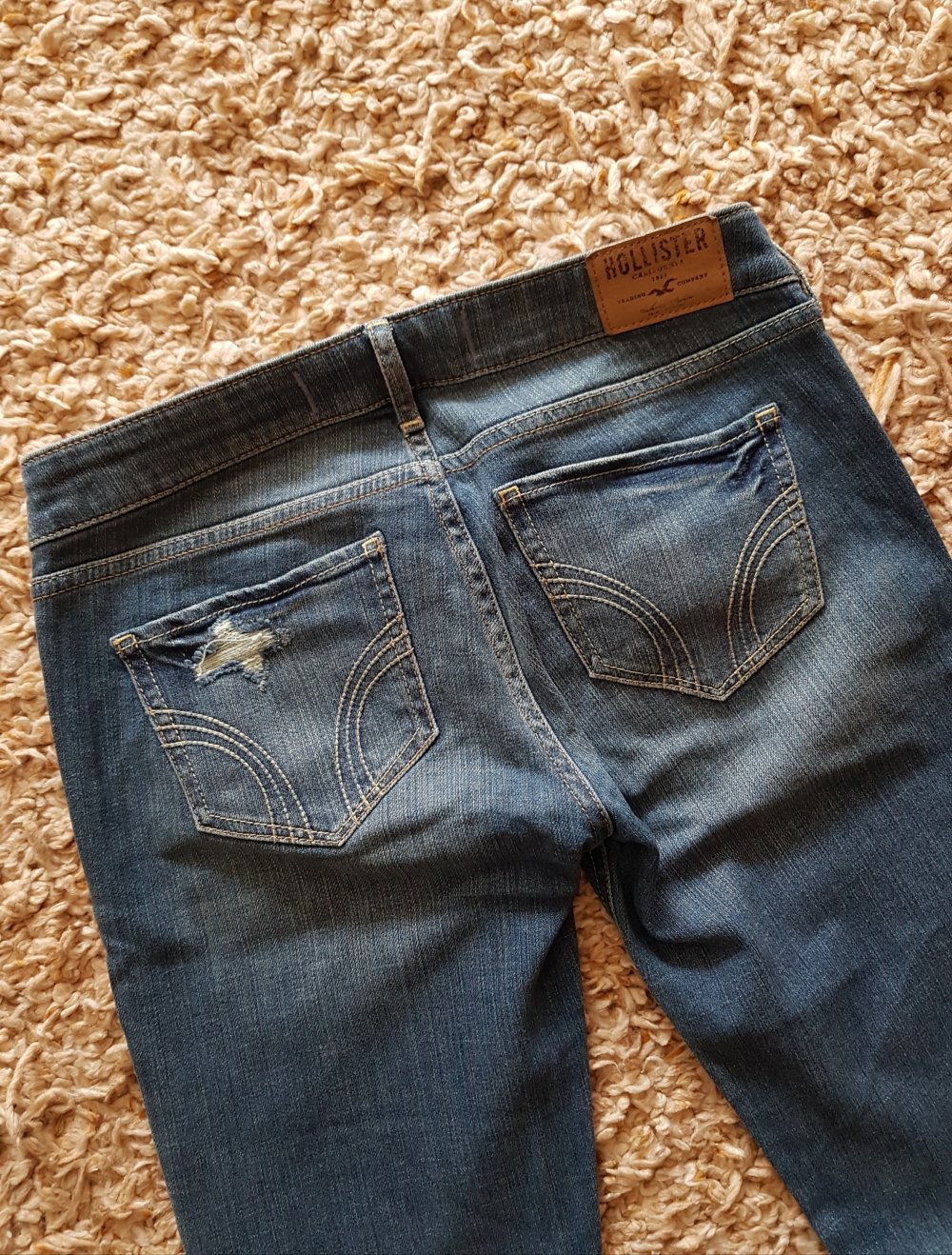 Hollister Jeans blau Used Look W26 L35