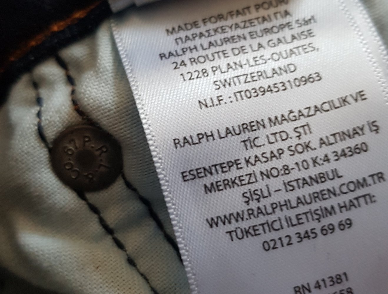 Polo Ralph Lauren Tompkin Skinny Jeans dunkelblau Kids 14J/150cm neu