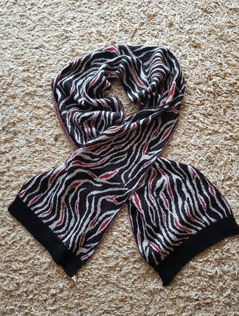 Benetton Winterschal kuschelig Unisex bunt